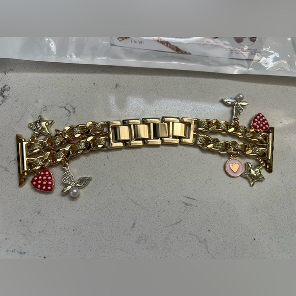 not sure Accessories - Bracelet  for Iwatch with Red and Pink Accents